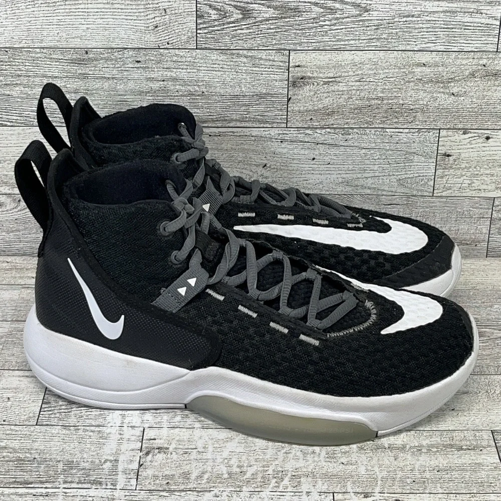 Nike Zoom Rize Team Black‎ Black White Gray BQ5468-001 Men Size 7
